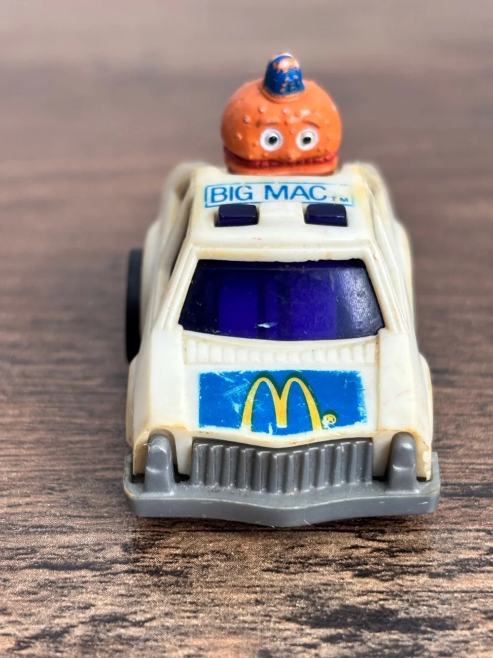 VINTAGE McDonalds Happy Meal Toy Officer Big Mac ERTL Fast Macs Pull Back 1984